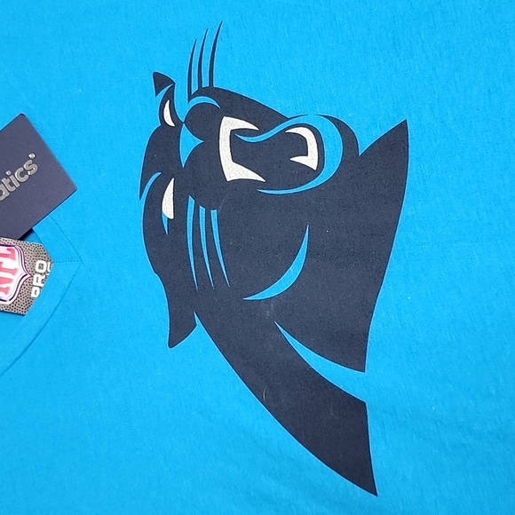 Blue Carolina Panthers Women's Tshirt by Fanatics. NWT. Size XL - Picture 2 of 7